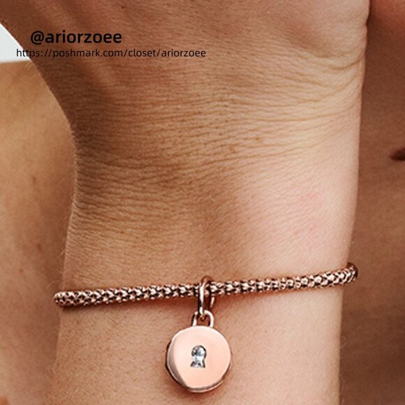 Pandora Openable & Engravable Love Locket Dangle Charm - Picture 5 of 6